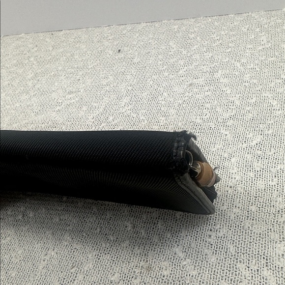 GUCCI Black Nylon Bamboo Long Wallet Tom Ford Era RARE! - Picture 10 of 12